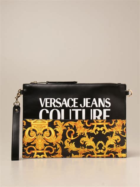 versace jeans couture clutch|Versace bag price.